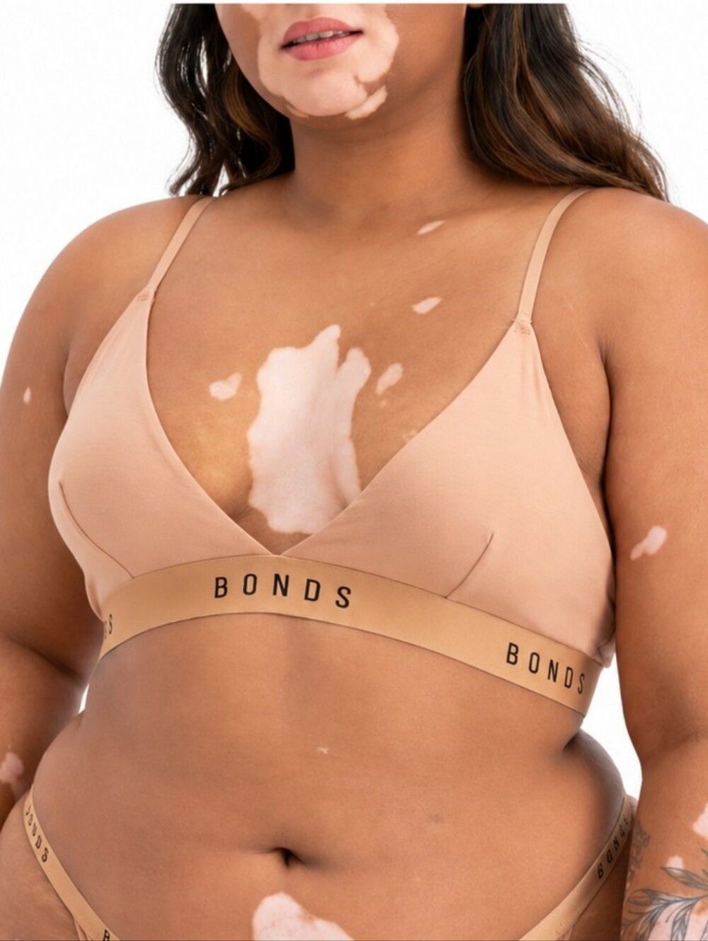 BONDS Women’s Wireless Bralette – Blush Latte – Size XXL
